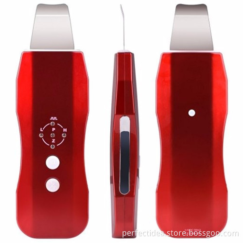BPS1-ultrasonic skin Spatula & Infusion Exfoliation Facial Lifting stainless steel Scrubber